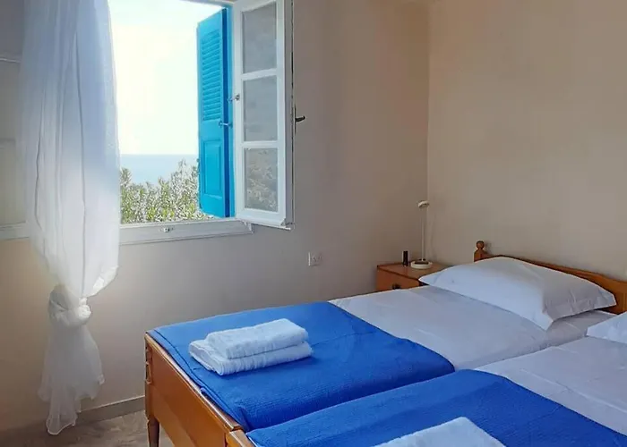 Dom wakacyjny Four View House In Kalymnos κάθε μπαλκόνι έχει άλλη θέα Vathis
